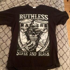 Ruthless Raiders Black Short Sleeve Tee